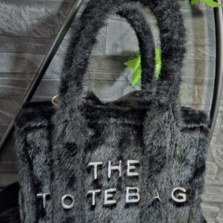 DAMESTAS FLUFFIE TOTEBAG ZWART